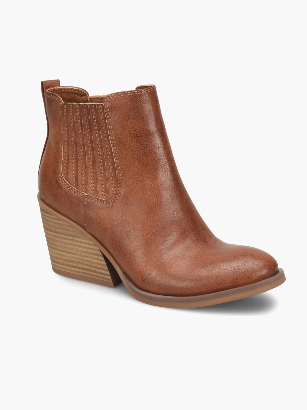 Korks Hadley Block Heel Chelsea Booties New!